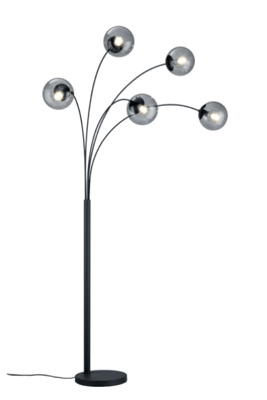 stojací lampa na žárovku do ložnice