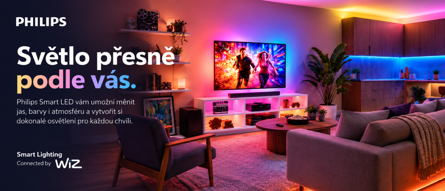 Philips Smart LED – inteligentní osvětlení Connected by WiZ