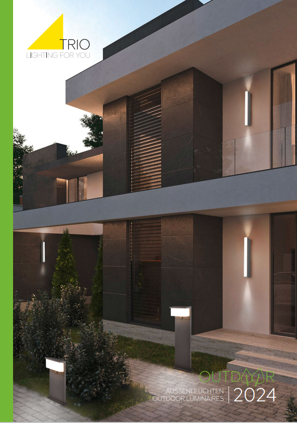 Titulná strana TRIO Outdoor katalógu 2024