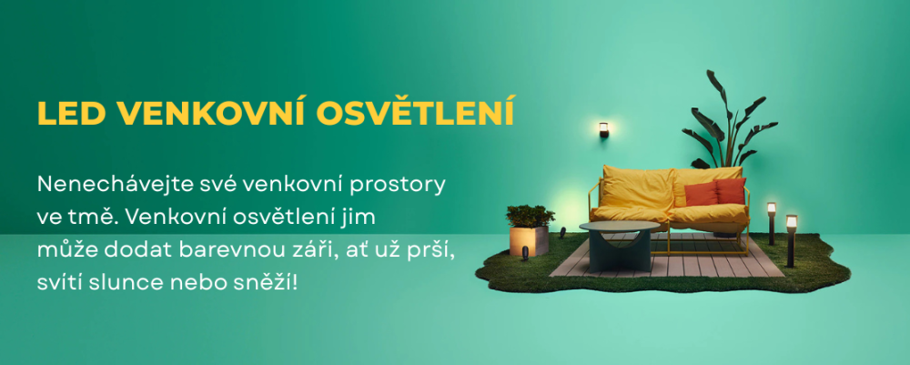 Chytrá WiZ venkovní svítidla, odborné poradenství a zboží skladem za nejlepší ceny jedině na FEIM.cz