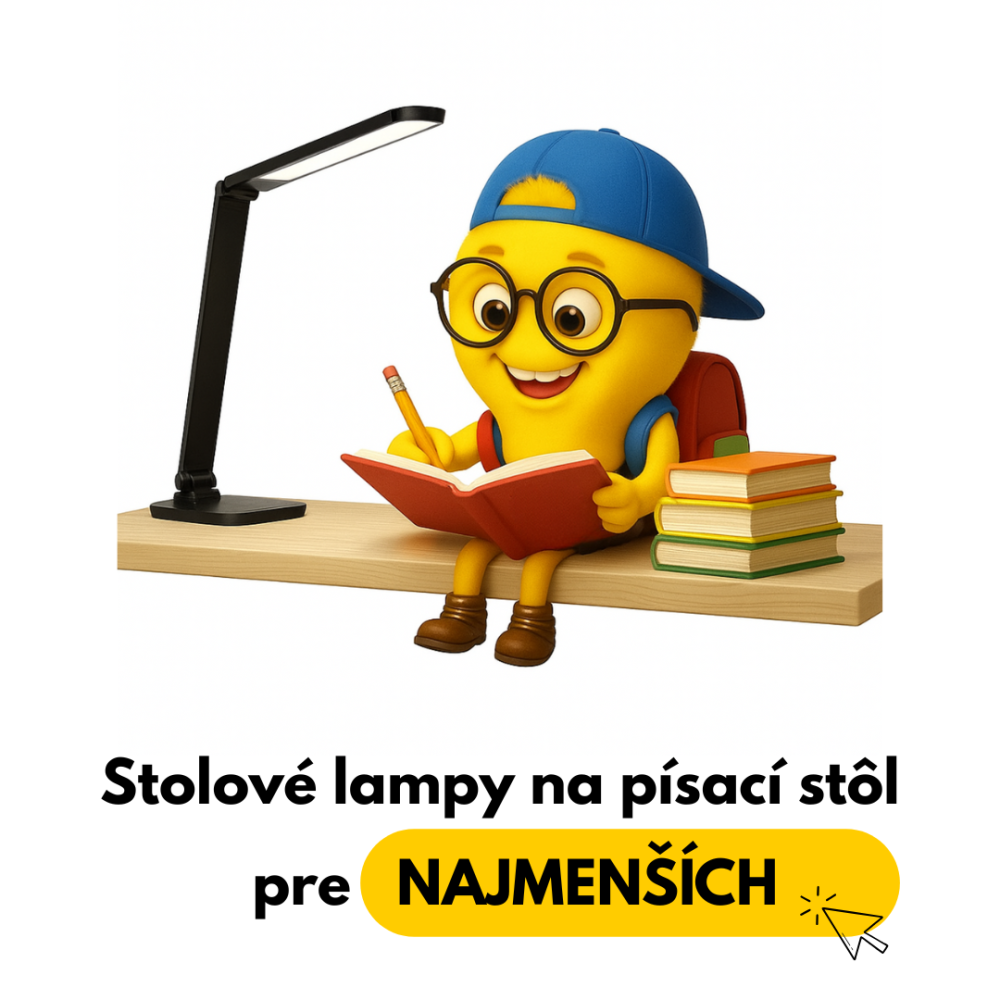 Stolové svietidlá pre najmenších, pre prvákov, pre menších žiakov. Odborné poradenstvo a najlepšie ceny na Feim.sk  