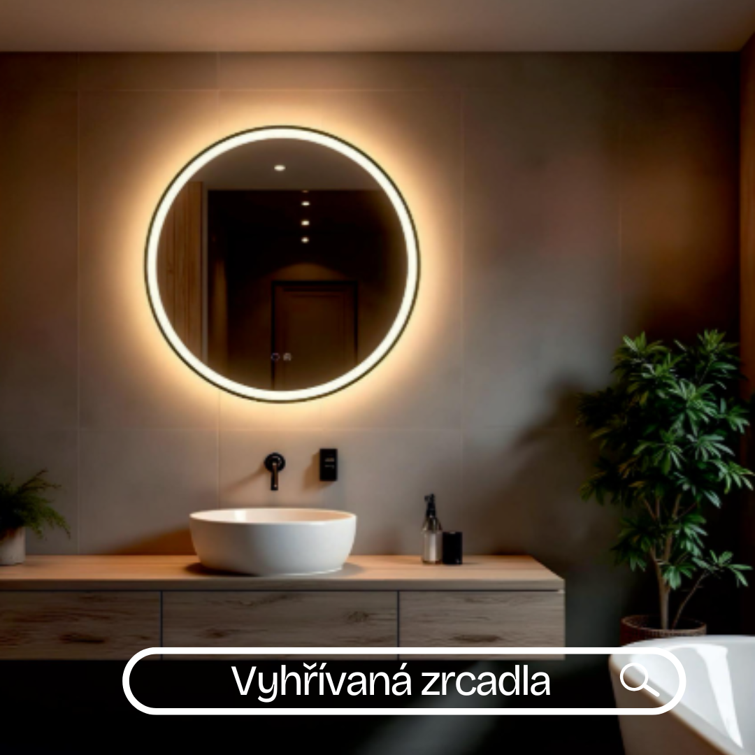 vyhřívaná zrcadla do koupelny na FEIM.cz