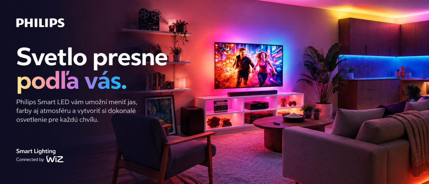 Philips Smart LED – inteligentné osvetlenie Connected by WiZ