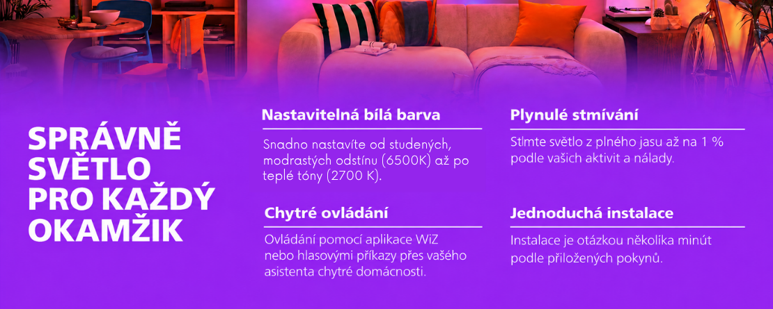 Philips Smart LED – správné světlo pro každý okamžik