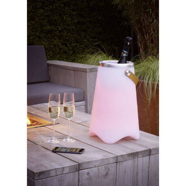 Venkovní stolní lampička s reproduktorem