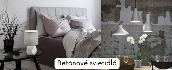 Betónové svietidlá – Minimalizmus a industrializmus v jednom, FEIM.sk