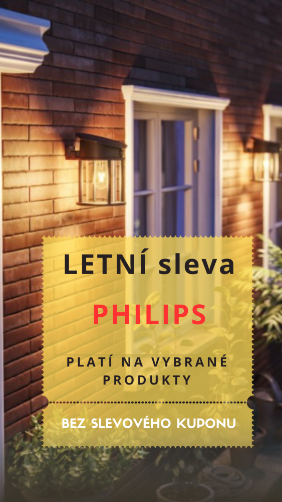 Uvítací sleva PHILIPS bez použití slevového kupónu
