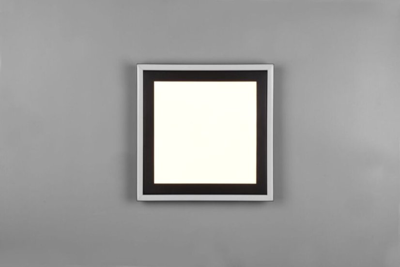 TRIO Reality R67213332 CARUS stropné svietidlo SMD LED 330x330mm 16W/2300lm 8,5W/1300lm 3000K čierna matná, biela