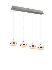 TRIO 331410407 DIOS závesné svietidlo D155mm SMD LED 47x8W/800lm 2300+3000+4000K nikel matný, switchdimmer