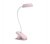 Philips 8719514396876 Donutclip dotyková štipcová lampička s lupou LED 3W/175lm 4000K USB  ružová stmievateľná