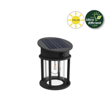 Philips 8720169361904 UltraEfficient Geri solární nástěnné svítidlo se senzorem LED 3,2W/500lm 2700K IP44 antracitová