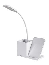 RABALUX 74233 Cerie stolní svítidlo LED 4W/200lm 3000+4000+6500K bílá, bezdrátové nabíjení