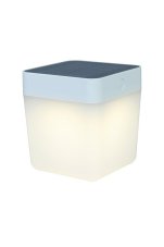 LUTEC 6908001331 TABLE CUBE solární stolní LED svítidlo 1W 3000K IP44 bílá