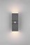 TRIO 270669242 AVON exteriérové nástenné svietidlo so senzorom SMD LED V280mm 2x7W/800lm 3000K IP54 antracit, biela