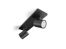 Philips Hue White Ambiance 8720169320352 Runner stropné bodové svietidlo/spot 2xGU10 +SWITCH 2x4,2W/400lm 2200-6500K čierna bluetooth