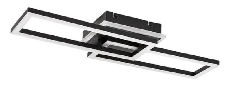 RABALUX 71393 Ramin stropní svítidlo LED 30W/2610lm 3000-6500K černá, bílá, stmívatelné, dálkový ovladač