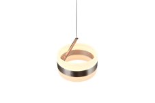 TRIO 331410107 DIOS závesné svietidlo D155mm SMD LED 8W/800lm 2300+3000+4000K nikel matný, switchdimmer