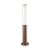 Ideal Lux 269160 ETERE vonkajší stĺpik LED V605mm 10,5W/720lm 3000K IP54 kávová