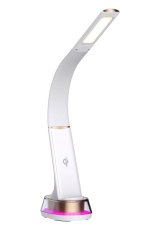 Immax 08974L CORELLA stolní lampa LED 7W 150-450lm 3000-5500K RGB podsvícení, bílá, zlatá, dotykové ovládání, noční podsvícení, stmívatelné, RGB, CCT