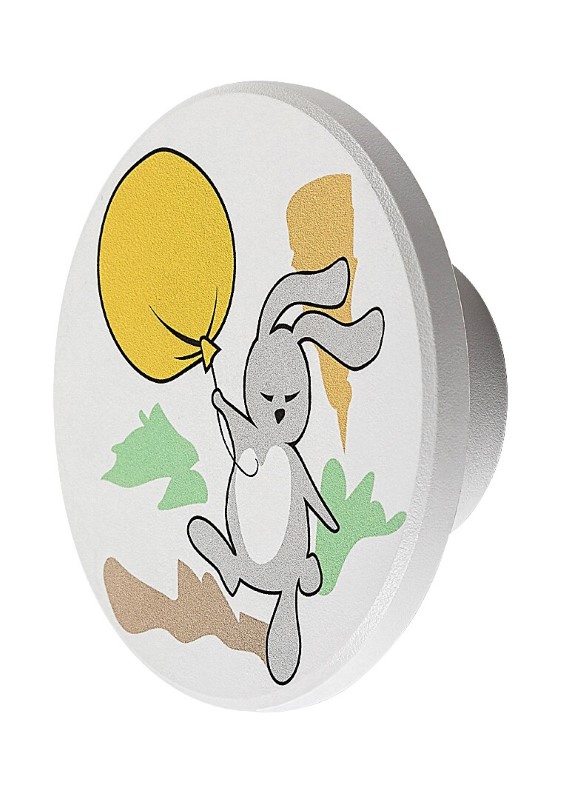 RABALUX 71100 Hopply nástenné svietidlo detské D120mm LED 9W/800lm 3000+4000+6500K biela, viacfarebná