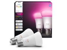 8720169364363 Philips Hue White and color Ambiance LED žárovka E27 6W/810lm 1000-20000K+RGB bílá 2-set