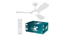 Stropný ventilátor so svetlom LED 3000–6500K biela IP20 PHILIPS Olas 8721103096005