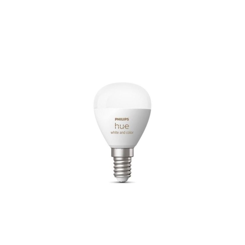 8719514491229 Philips Hue White and Color Ambiance žárovka LED E14 5,1W/470lm 2000-6500K+RGB P45 kapka