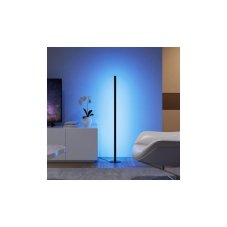 TRIO Reality R45711102 TENDO stojací lampa SMD LED V1100mm 11W RGB černá, stmívatelné, dálkový ovladač