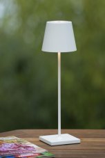 LUCIDE 27888/04/31 JUSTIN exteriérové stolové svietidlo LED 2,2W 154lm 3000K IP54  biela, stmievateľné