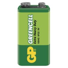 B1250 Baterie GP GREENCELL 9V 6F22 blok zink - chloridová, 1ks