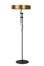 Lucide 30770/02/02 GIADA stojanové svítidlo / lampa 2x E27 / 40W matná černá / mosaz