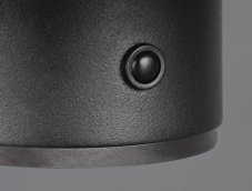 TRIO Reality R24431132 DAVEY dotykové nástěnné svítidlo SMD LED 1,5W/140lm 3000K černá matná, nabíjecí baterie, USB kabel