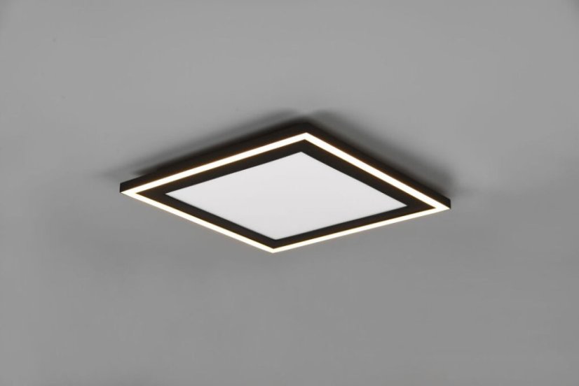 TRIO Reality R67213332 CARUS stropné svietidlo SMD LED 330x330mm 16W/2300lm 8,5W/1300lm 3000K čierna matná, biela