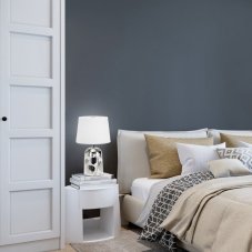 Rabalux 4548 Sonal stolové svietidlo/lampička 180mm 1xE14 1x40W IP20 strieborná/biela