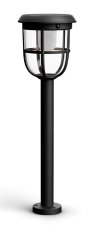 Philips 8720169267213 UltraEfficient Solar Radii solární stojanové svítidlo/zahradní sloupek se senzorem PIR LED 1,3W/250lm 3000K IP44 černá