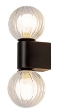 RABALUX 75022 Colzar nástěnné svítidlo nad zrcadlo D100mm 2xG9 IP44 matná černá