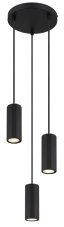 GLOBO 57918-3HB JAMES závěsné svítidlo D210mm 3xGU10 černá