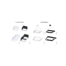 Immax 07072L-15 NEO CANTO stropné svietidlo LED 150x150mm 12W/840lm 2700-6500K matná biela