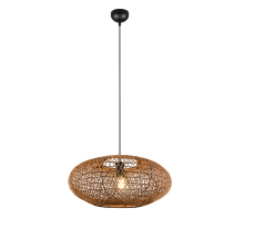 TRIO 312300136 HEDDA závesné svietidlo D520mm 1xE27 matná čierna, sisal