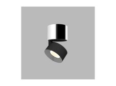 LED2 11508353 KLIP ON stropné bodové nastaviteľné sklopné svietidlo 11W/770lm 3000K chróm/čierna