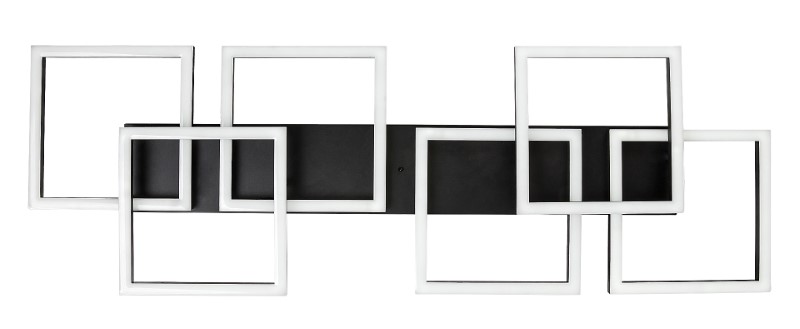 RABALUX 71390 Fatma stropní svítidlo LED 40W/3500lm 3000-6500K černá, bílá, stmívatelné, dálkový ovladač