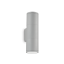  Exteriérové ​​nástěnné svítidlo Ideal lux 163628 GUN AP2 SMALL GRIGIO 2xGU10 35W IP44