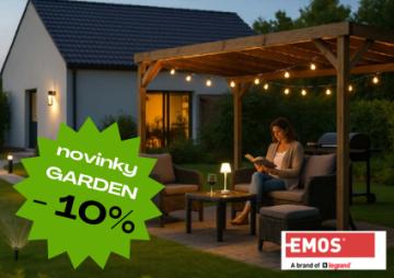 Objavte čaro záhrady s Emos Garden – uvádzacia zľava 15 % na novinky!