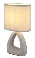 GLOBO 21731G TRIANGLE stolná lampička V300mm 1xE14 šedá