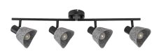 RABALUX 73008 Farelia stropné bodové svietidlo/spot 4xE14 čierna, šedá