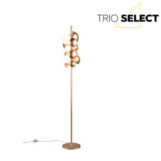 TRIO SELECT 417400779 BUBBLE stojací lampa V1550mm 7xG9 zlatá, bílá