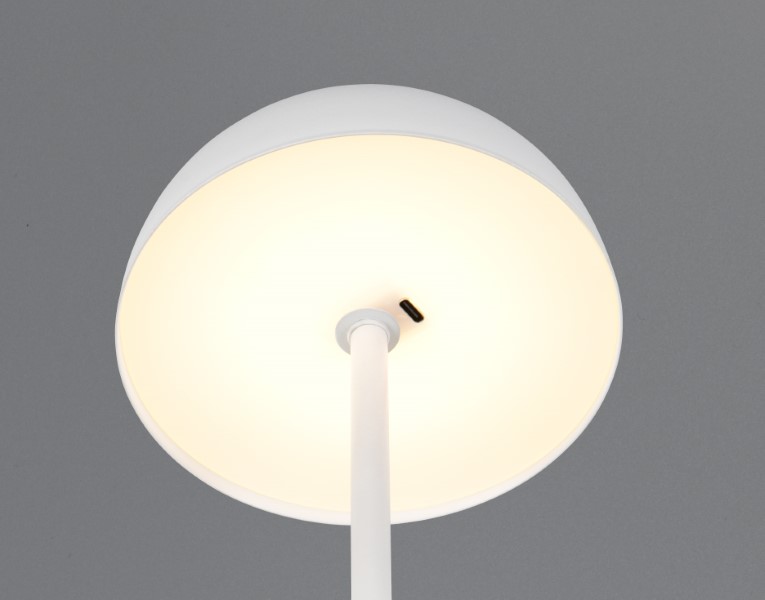 TRIO Reality R54891131 MUNOZ dotyková stolná lampička v210mm SMD LED 1,3W/120lm 3000K biela matná