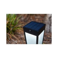 LUTEC Connected Light 6996601012 DIAS exteriérové solární svítidlo zapichovací sloupek se senzorem LED V309+175mm 8,4W/900lm 2700-6500K+RGB IP44, 2200mAh 3,7VDC Li-ion battery, černá matná