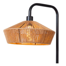 LUCIDE 10713/28/72 YUNKAI stojacia lampa V1500mm 1xE27 čierna, prírodná