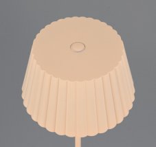 TRIO Reality R57706166 SUAREZ stolná lampička v390mm SMD LED 1,5W/200lm 3000K IP44 piesková, ON/OFF